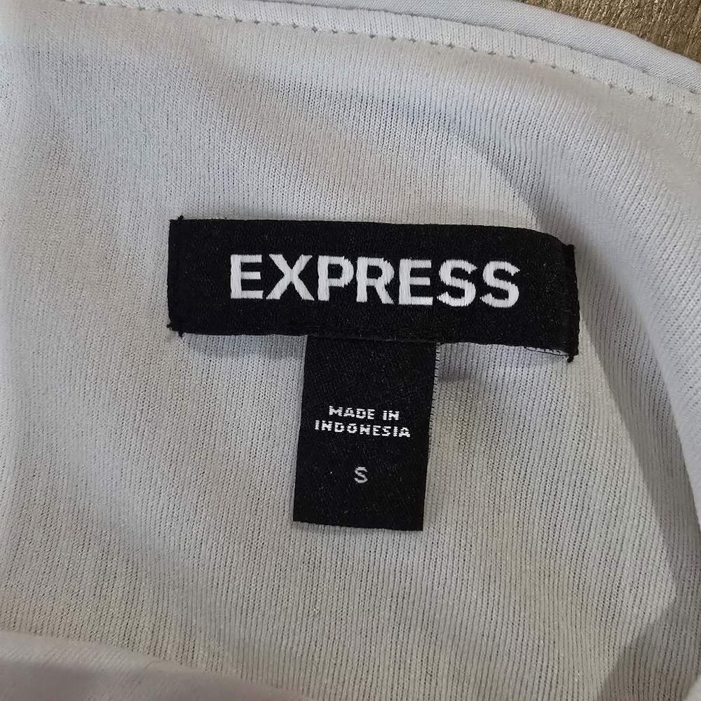 Express Cocktail & Party Sequin Cowl Neck Asymmetrical Hem Midi Dress - Picture 8 of 10
